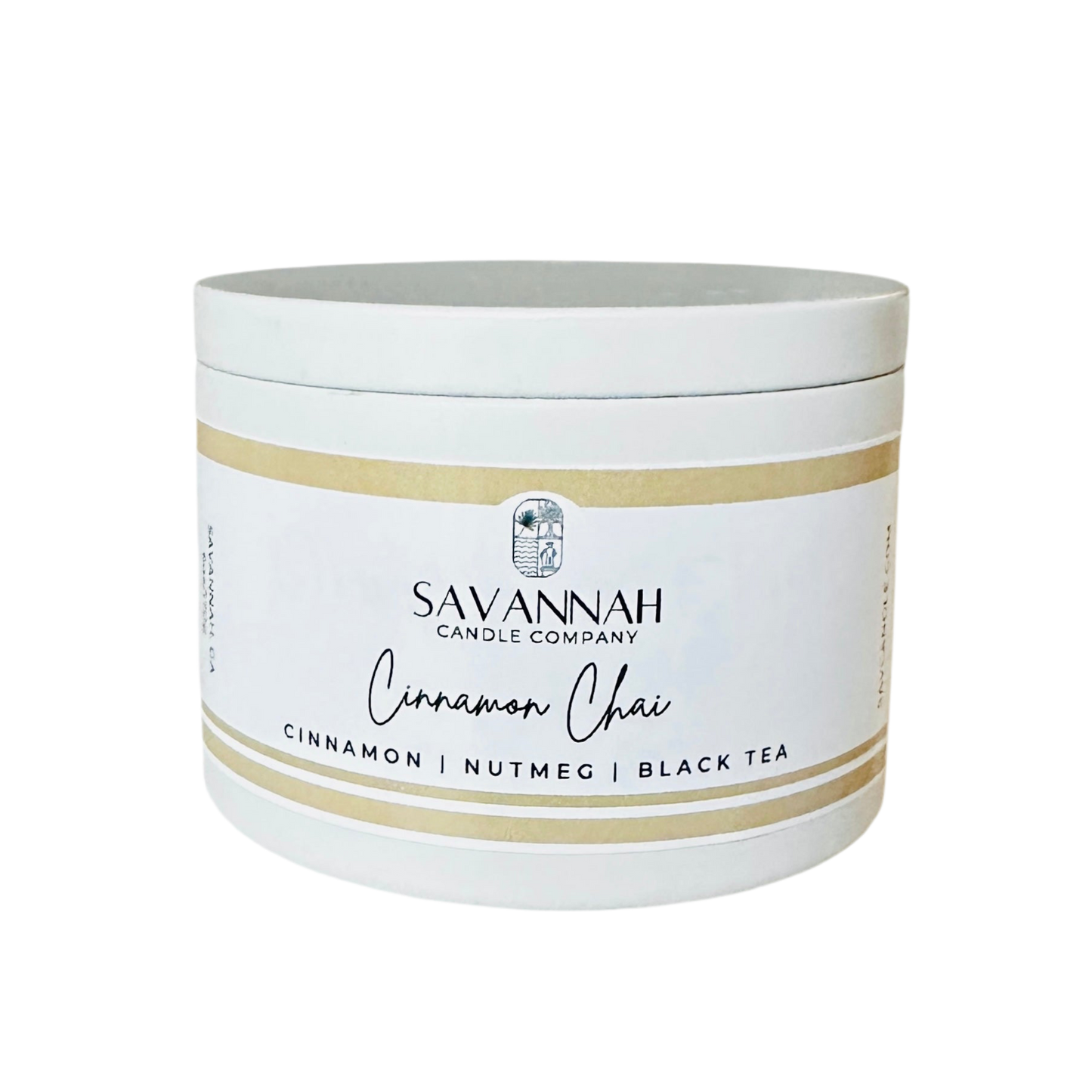 CINNAMON CHAI- 6oz - White Tin - Holiday 2025