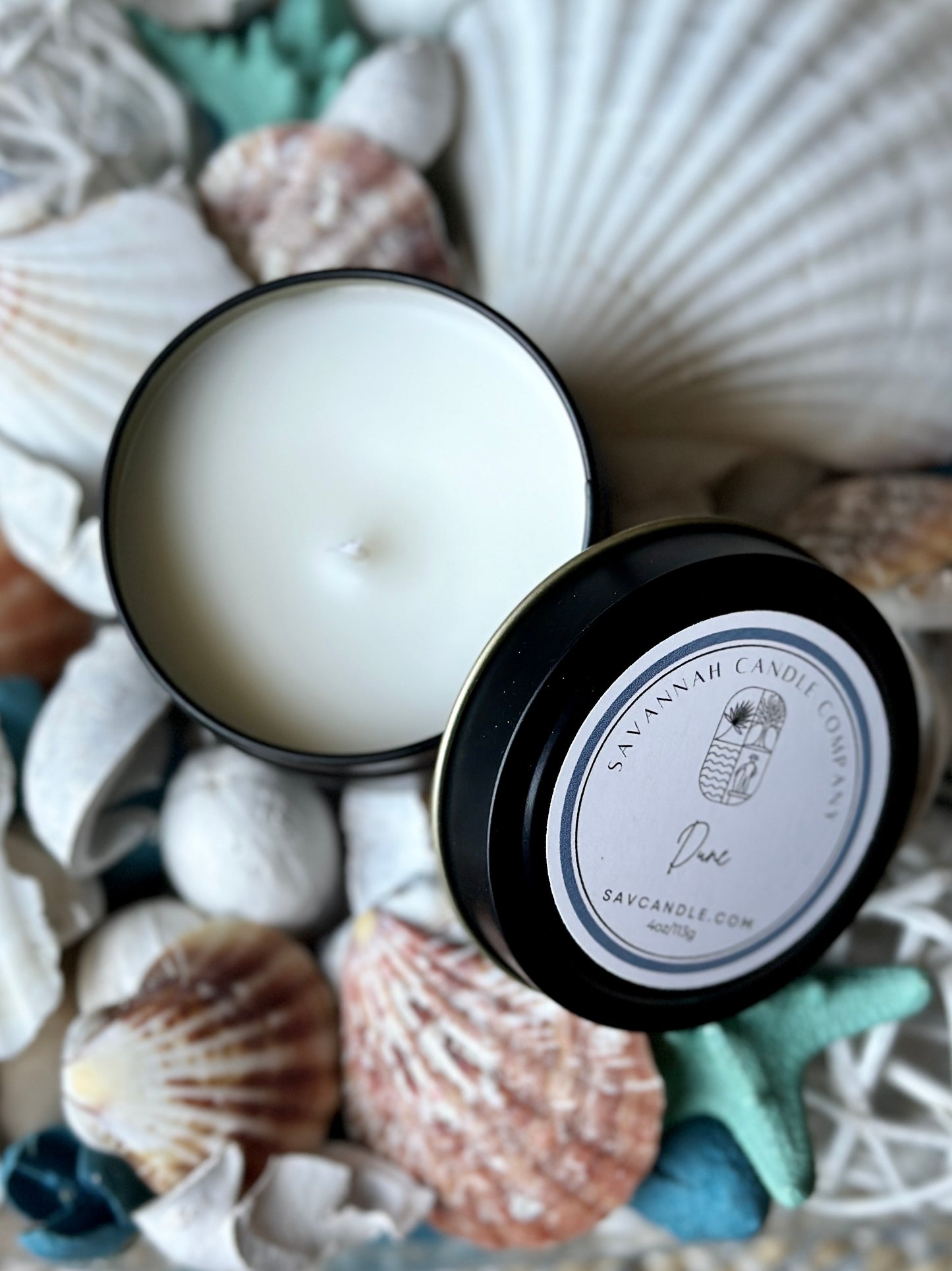 DUNE - 4oz - Black Tin - Tybee Collection