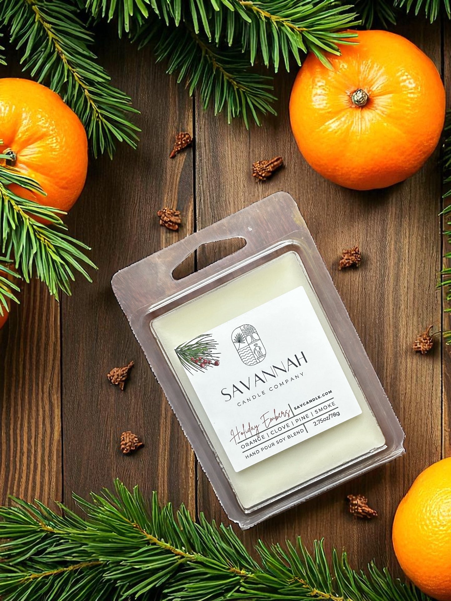 HOLIDAY EMBERS - Wax Melt - 6pcs - Holiday 2025