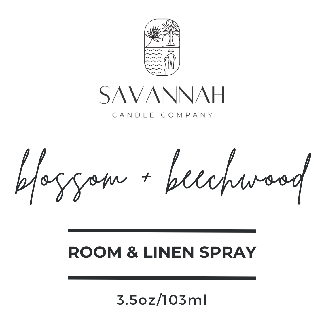 BLOSSOM + BEECHWOOD - ECO Room Spray - 3.5oz Matte White