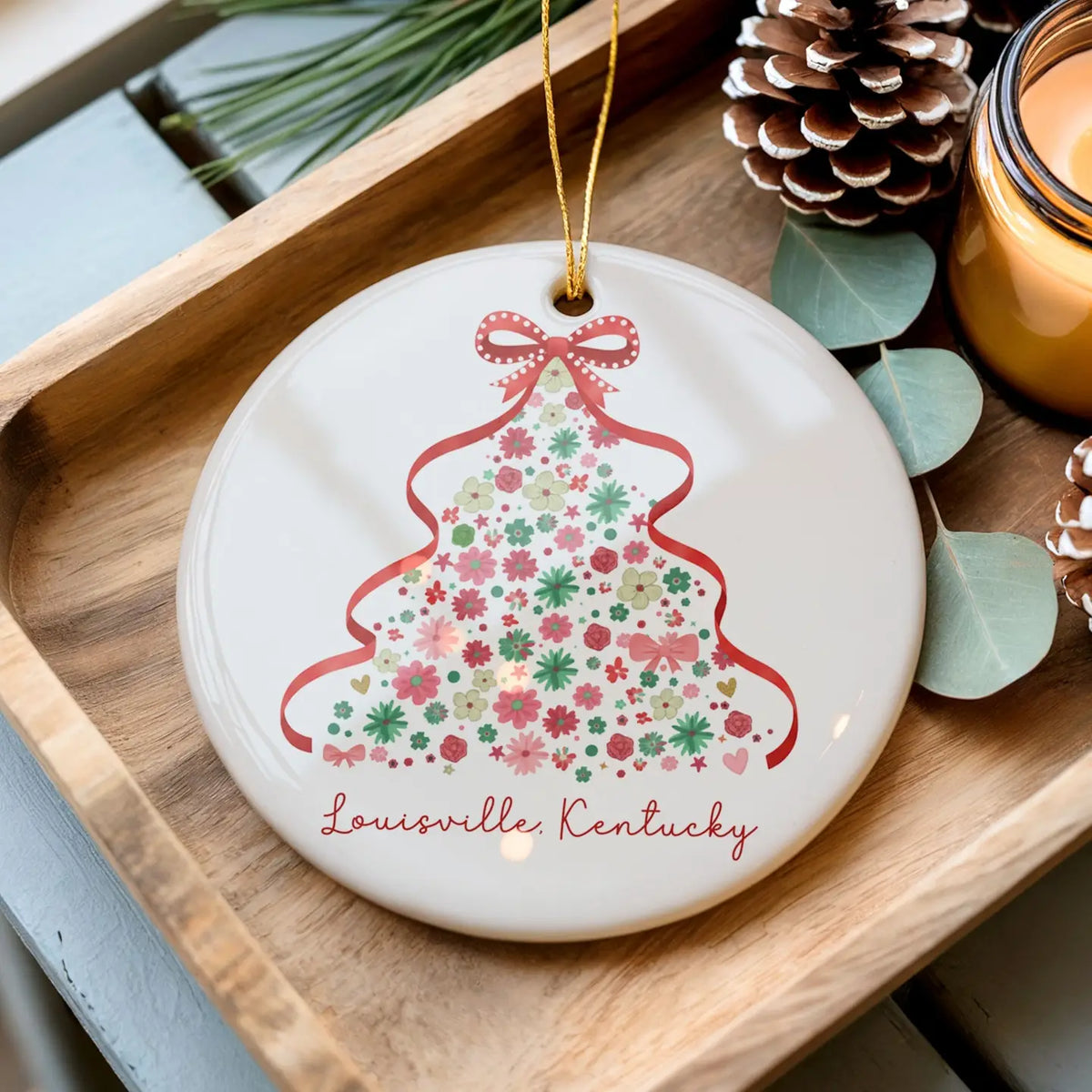 Savannah Tree Christmas Ornament,