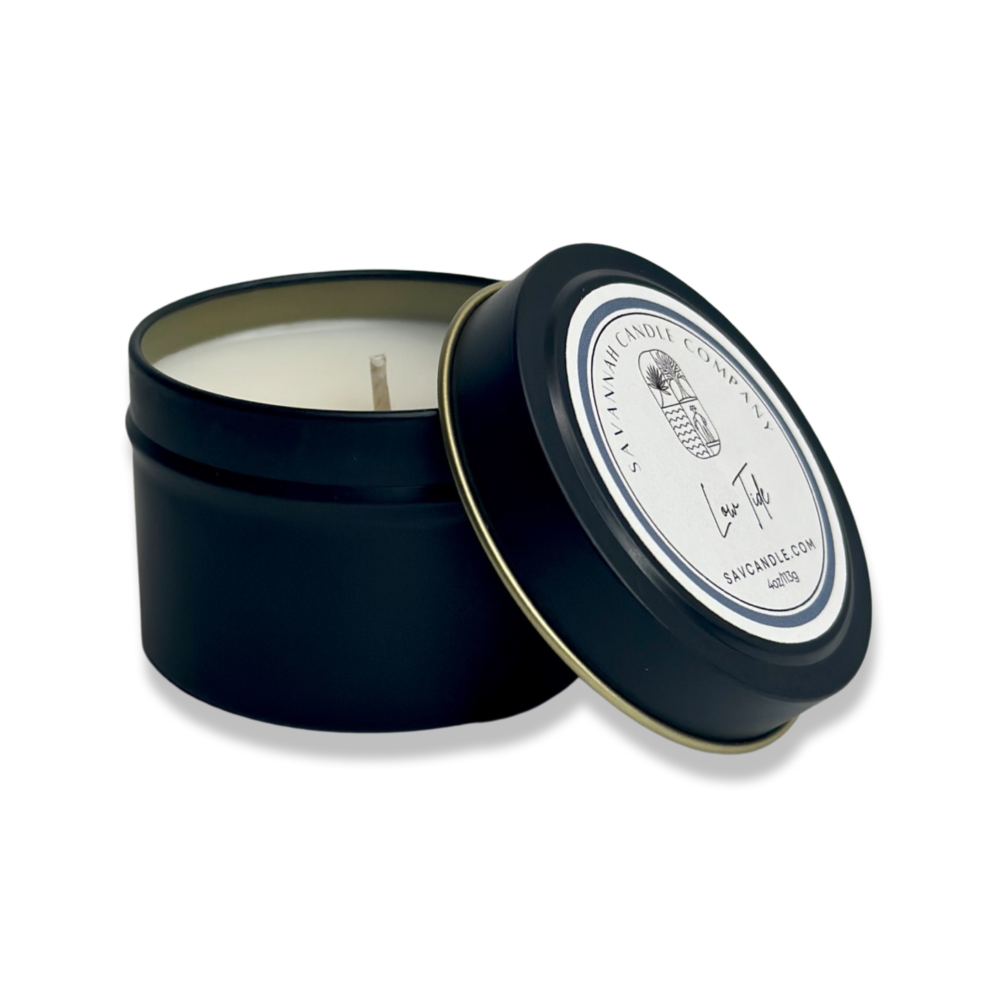 LOW TIDE - 4oz - Black Tin - Tybee Collection