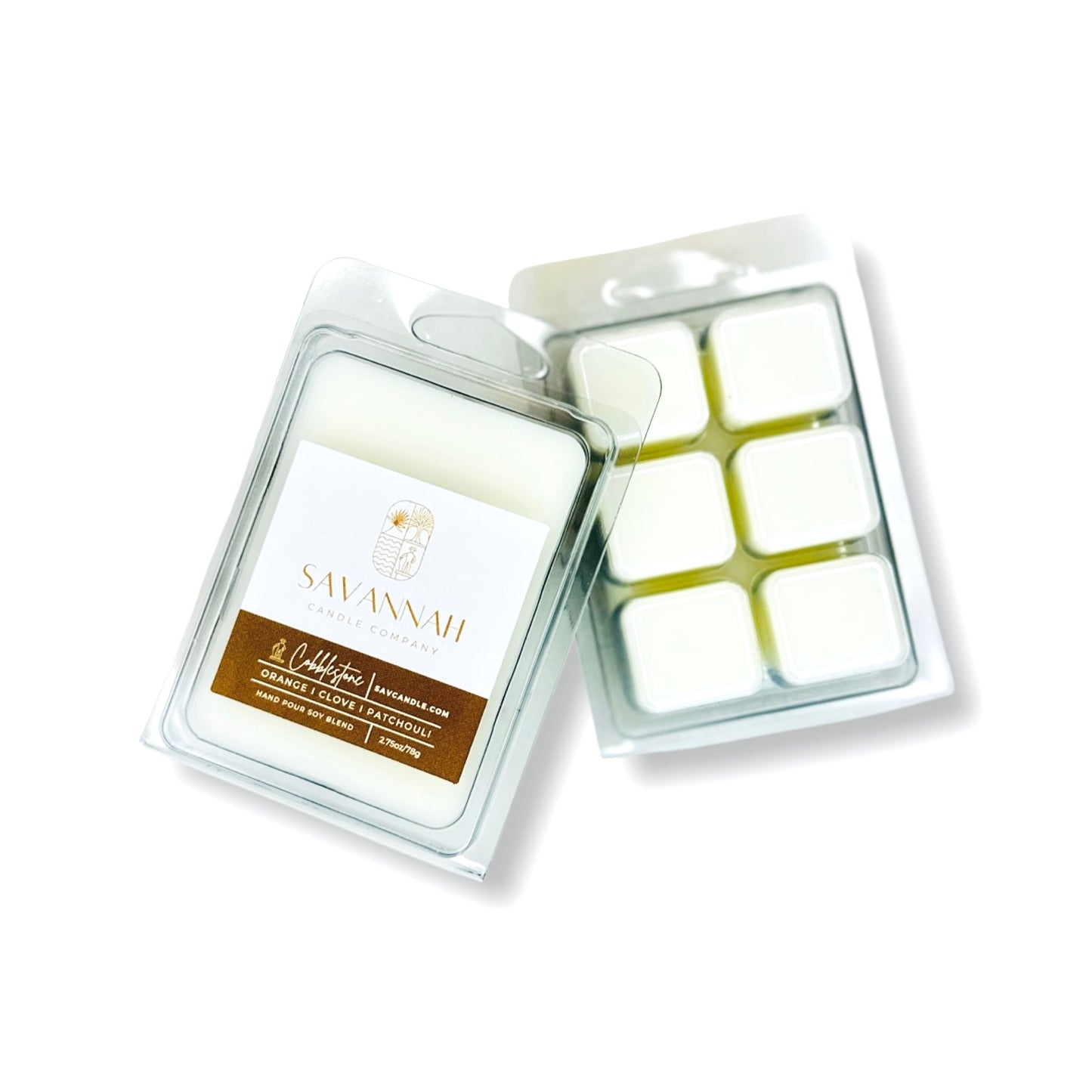 Cobblestone Wax Melt. Savannah Candle Company