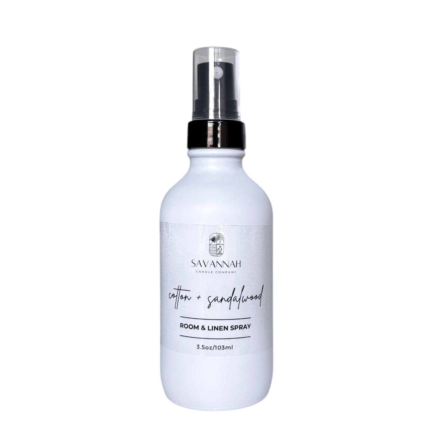 COTTON + SANDALWOOD - ECO Base Room Spray - 3.5oz Matte White