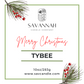 SAVANNAH HOLIDAY - 10oz Matte Sage Glass - Gold Lid