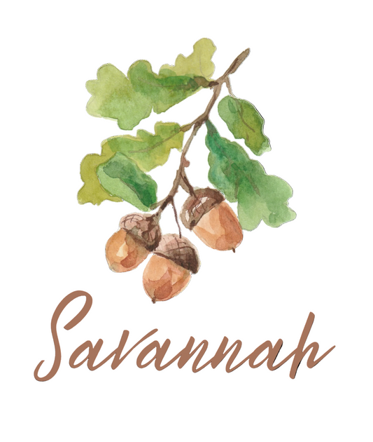 Acorn Watercolor Postcard