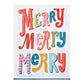 Merry Merry w/Pom Poms Kitchen Towel - Angela Staehling