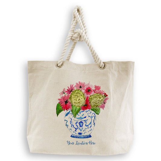 Tote Ginger Jar Bouquet
