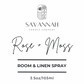 ROSE + MOSS - ECO Room Spray - 3.5oz Matte White