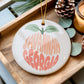 Savannah Christmas Ornament, Georgia Peach Souvenir Gifts