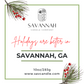 SAVANNAH HOLIDAY - 10oz Matte Sage Glass - Oak Lid