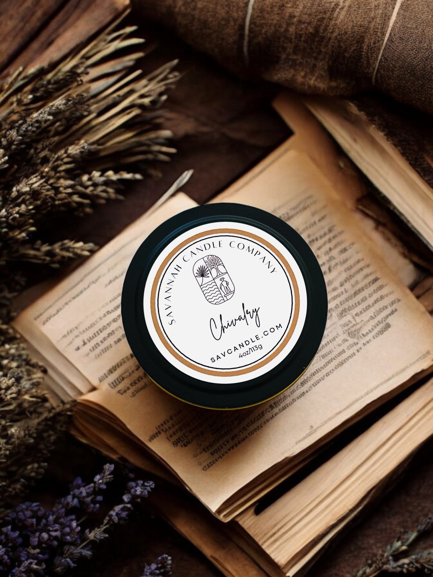 CHIVALRY - 4oz - Black Tin - Oglethorpe Collection