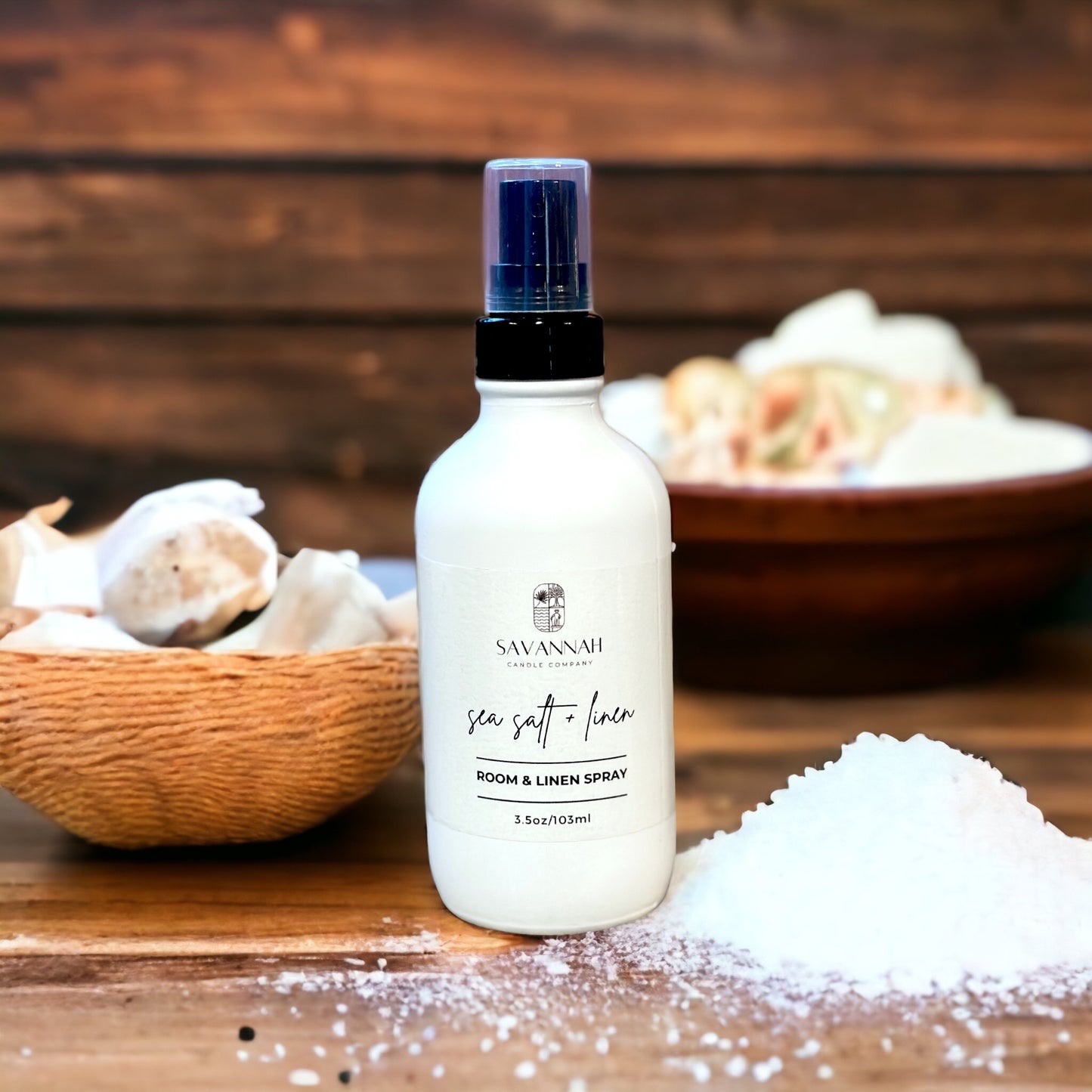 SEA SALT + LINEN - Room Spray - 3.5oz Matte White