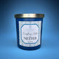 METTER, GA  - 8oz Matte Blue - Silver Lid