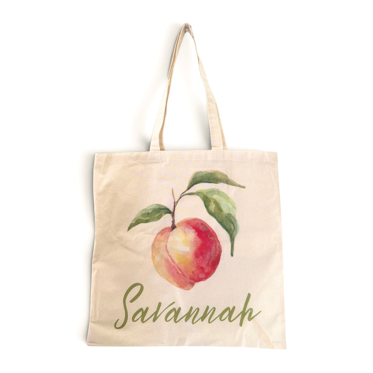 Peach Canvas Tote
