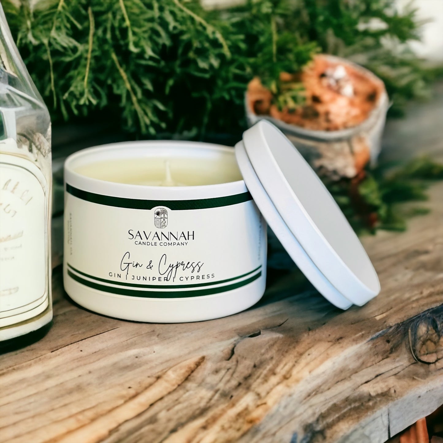 Gin & Cypress - 6oz - White Tin - Holiday 2024