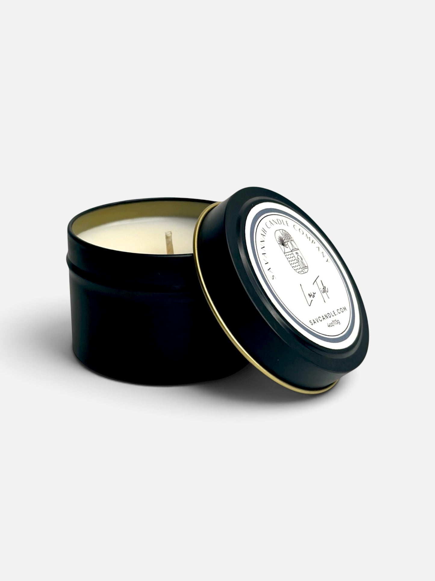 LOW TIDE - 4oz - Black Tin - Tybee Collection