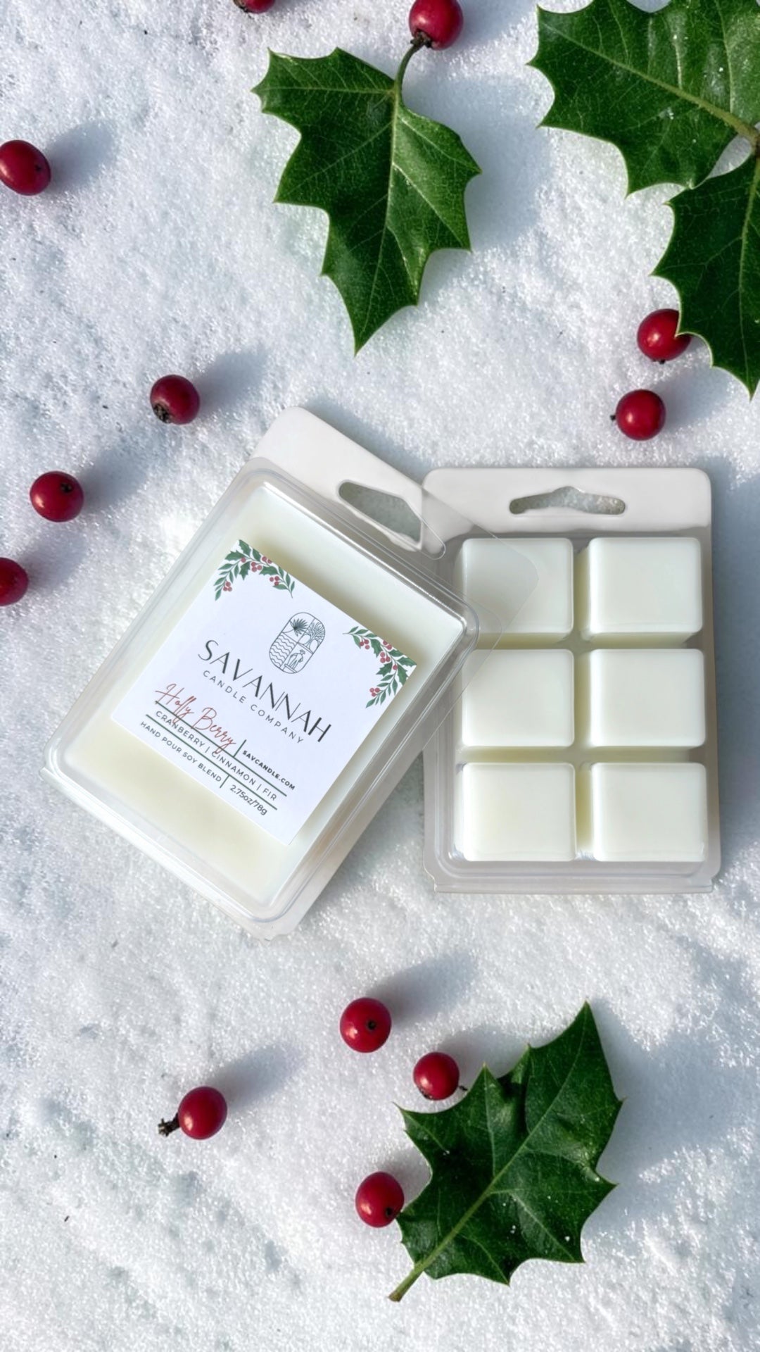 HOLLY BERRY - Wax Melt - 6pcs - Holiday 2026