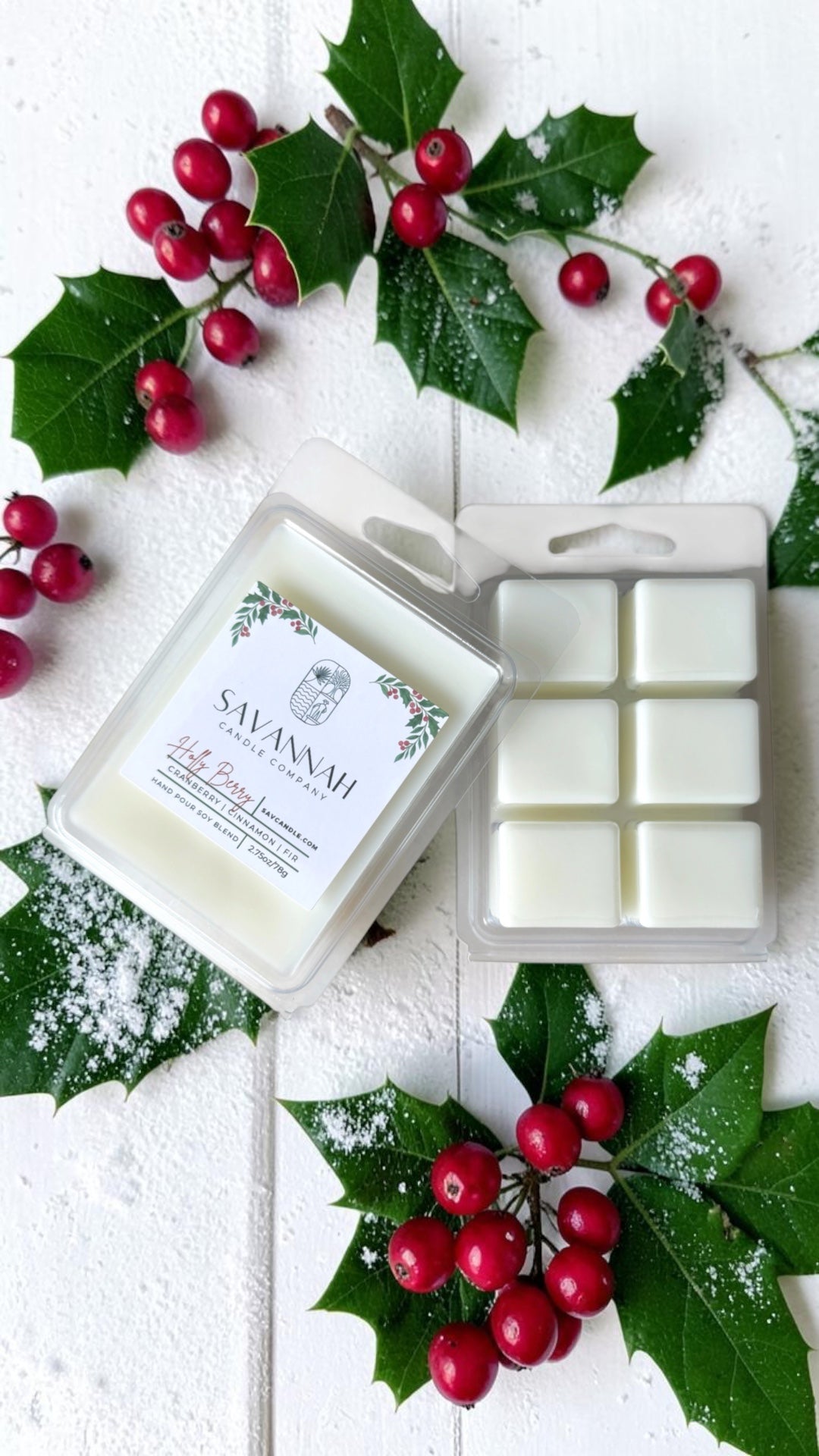 HOLLY BERRY - Wax Melt - 6pcs - Holiday 2026