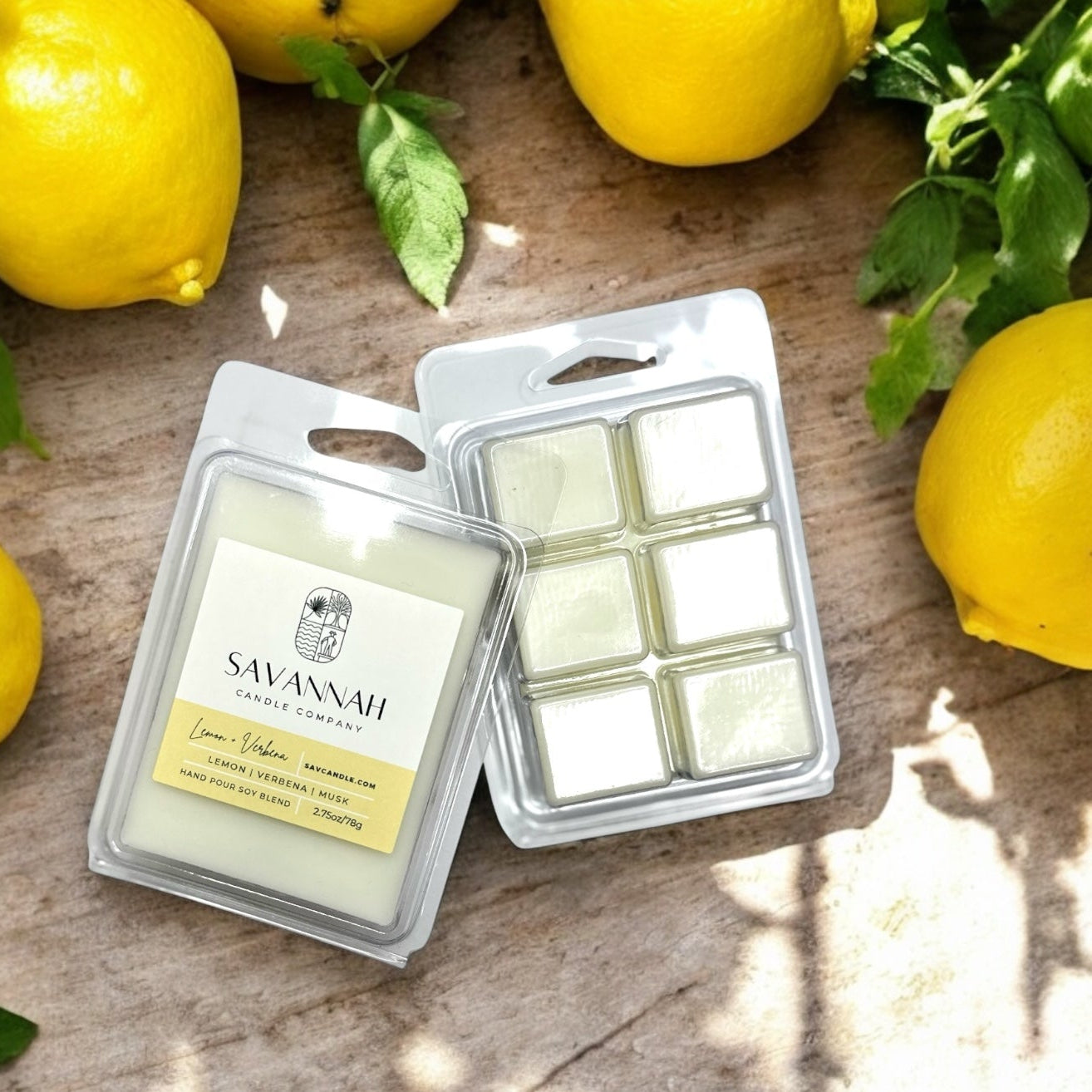 LEMON + VERBENA - Wax Melt - 6pcs - Summer 2025