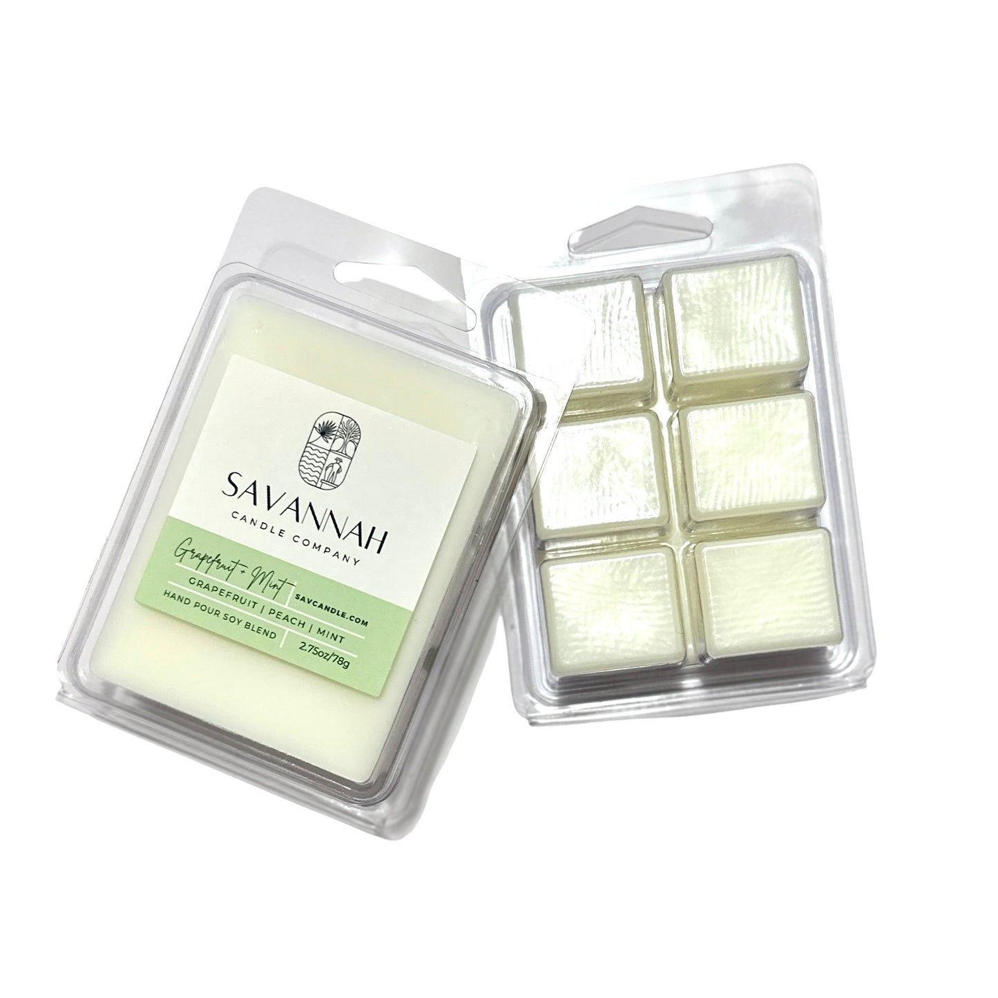 GRAPEFRUIT + MINT - Wax Melt - 6pcs - Summer 2025