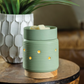 ILLUMINATED WARMER - SAGE GREEN/WOOD