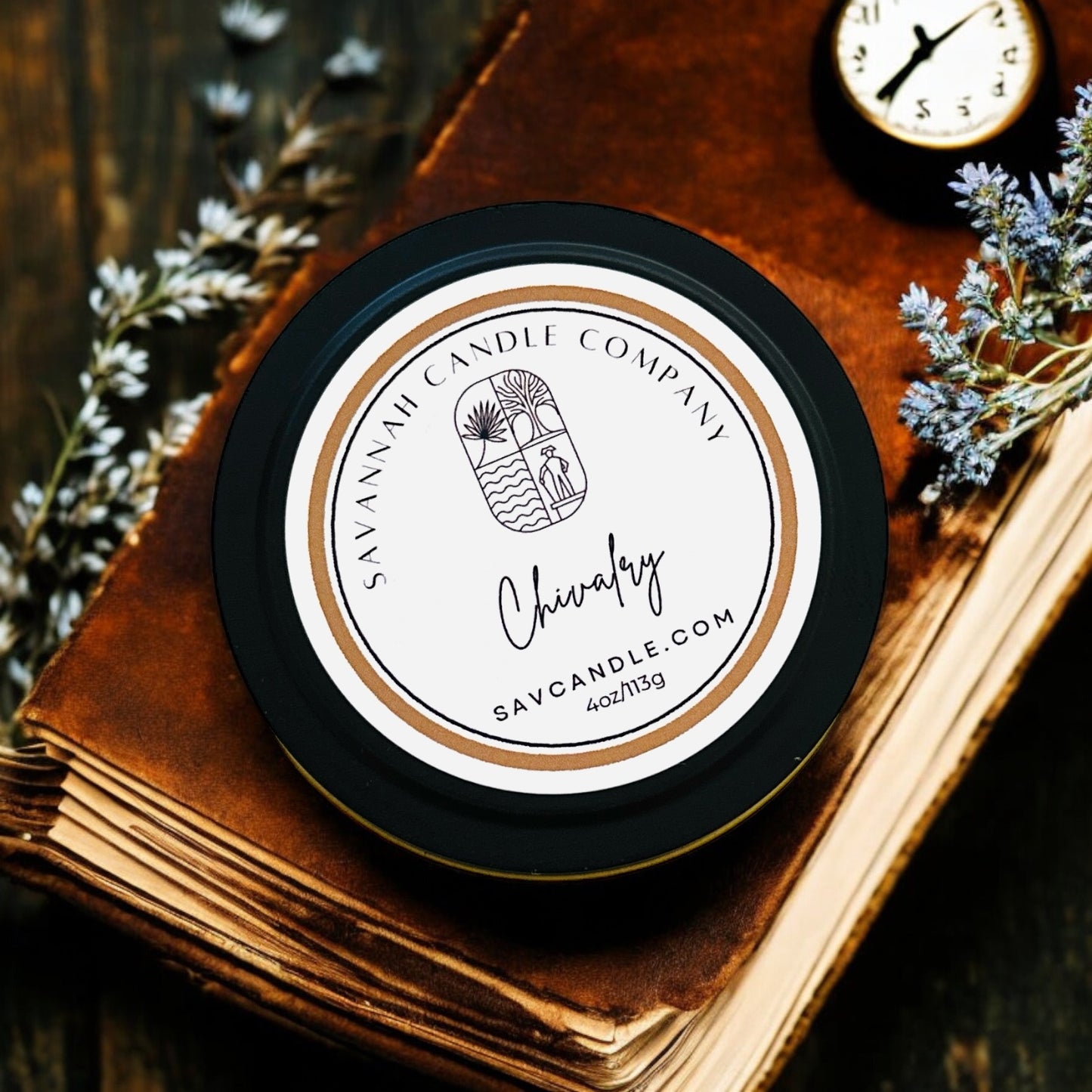 CHIVALRY - 4oz - Black Tin - Oglethorpe Collection