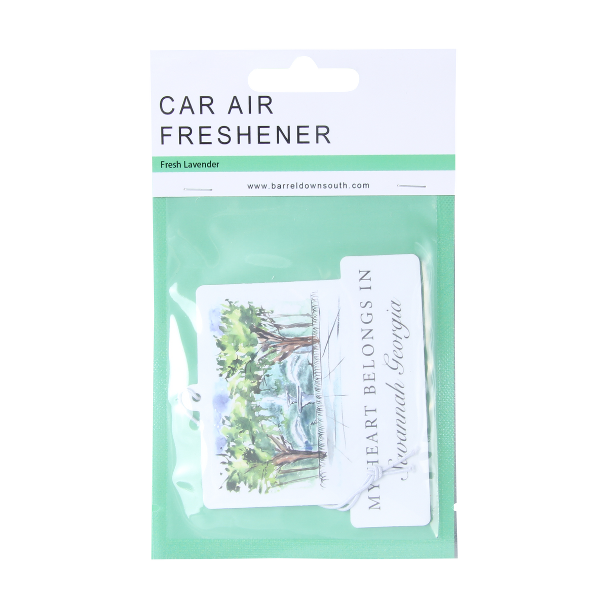 My Heart Belongs in Savannah GA Air Freshener no