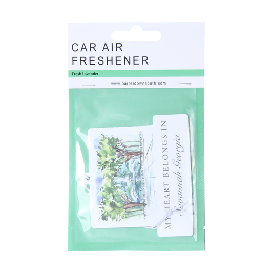 My Heart Belongs in Savannah GA Air Freshener no