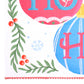 Ho Ho Ho w/Pom Poms Kitchen Towel