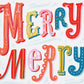 Merry Merry w/Pom Poms Kitchen Towel - Angela Staehling
