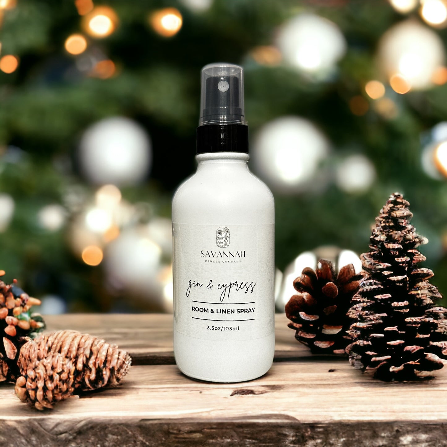 GIN & CYPRESS - ECO Base Room Spray - 3.5oz Matte White